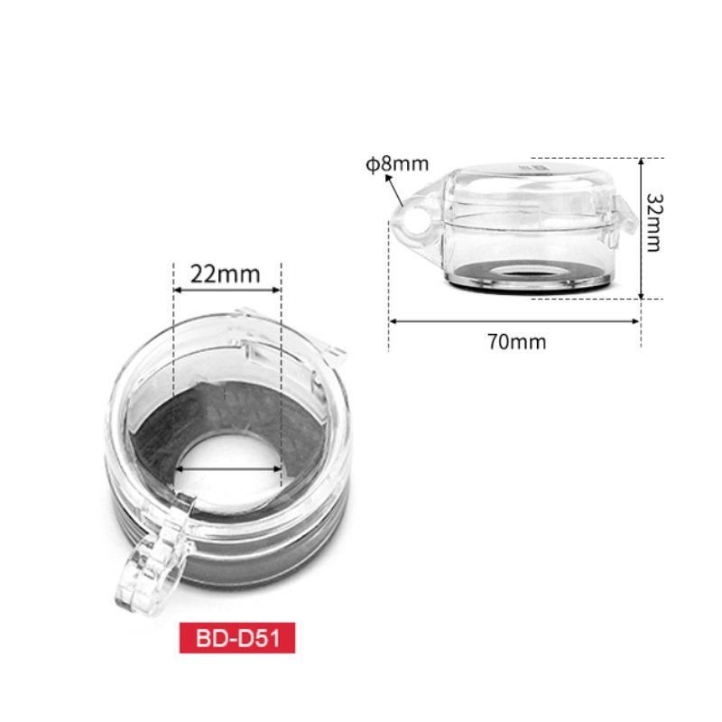 Acil Durdurma Emniyet Kilidi - Ölçüler