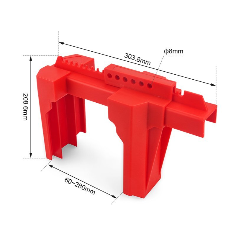Ayarlanabilir Küresel Vana Kilidi - Ölçüler