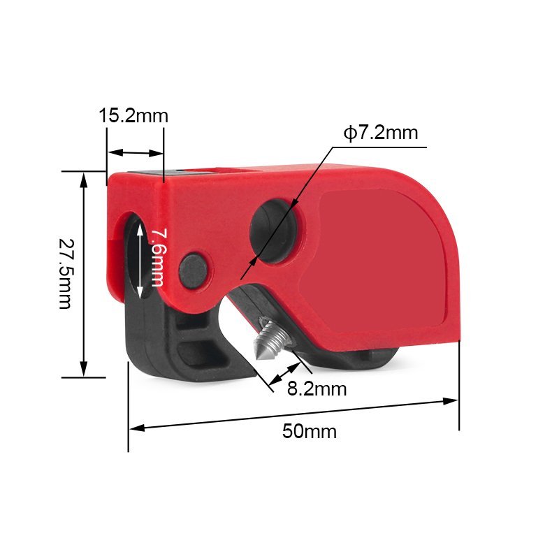 Çok Fonksiyonlu Orta Devre Kesici Emniyet Kilidi - Ölçüler