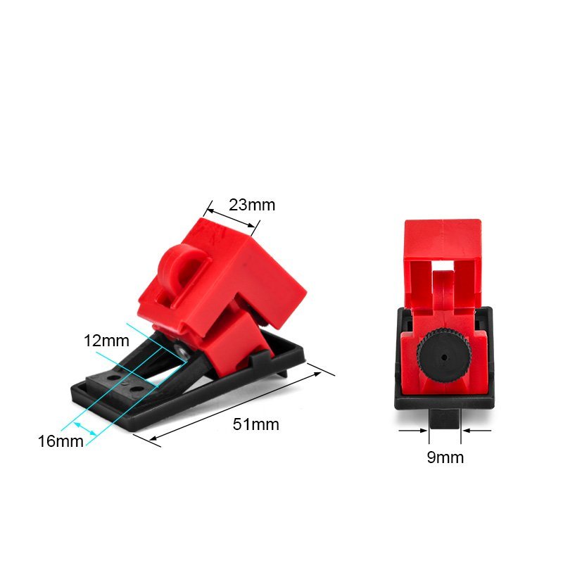 Kelepçeli Kesici Emniyet Kilidi - Ölçüler