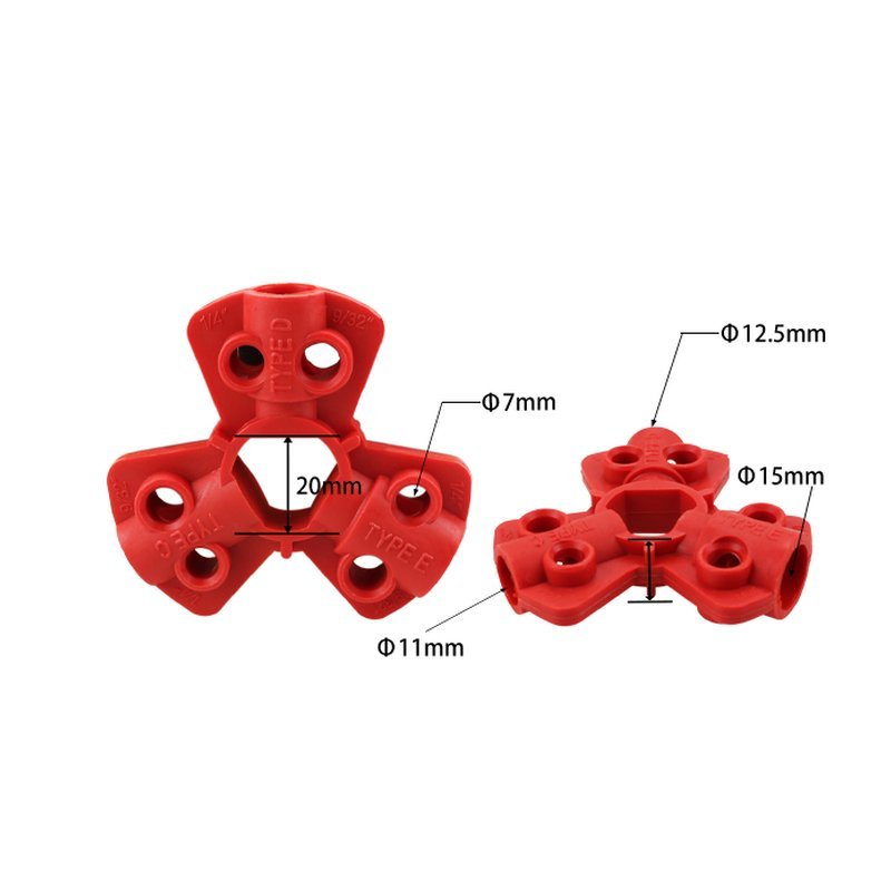Pnomatik Hızlı Bağlantı Kilidi - Ölçüler